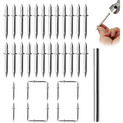 (Single-head, 100 PCS) καρφιά σοβατεπί, αόρατα - Skirting nails
