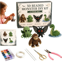 (Wildlife, -) Tiny 3D kralen dier DIY craft kit – voor beginners