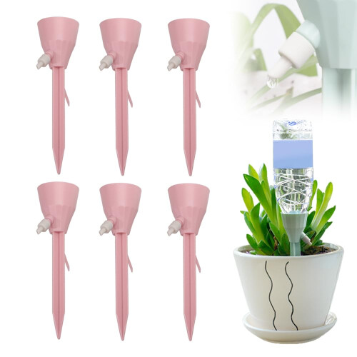 (Pink-6pcs, -) βελόνες αυτόματου ποτίσματος - Self watering spikes