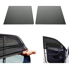 (size_name, 2 Pack Rear Side Window Shade) 2 kpl auton ikkunan varjostimet, hengittävä verkko sivuaurinkosuoja