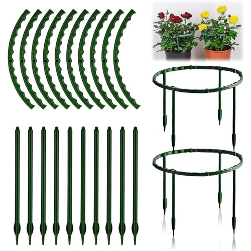 (10 PCS, -) πάσσαλοι στήριξης φυτών 2026 - Plant support pile stand