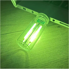 (Green, -) USB LED Auto Innenraum Ambiente Licht, Plug-in Retro Nachtlampe