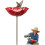(1PC, -) 2 stations eau abeille métal, bain papillon 1