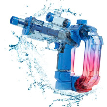 (Blue, -) Elektrische Wasserpistole 2026, automatische Spritzpistole mit großer Kapazität, wiederaufladbar für Pool Strand