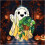 (#09, -) Suncatcher θερμοκηπίου φαντάσματος, κρεμαστό - Halloween wall hanging 1