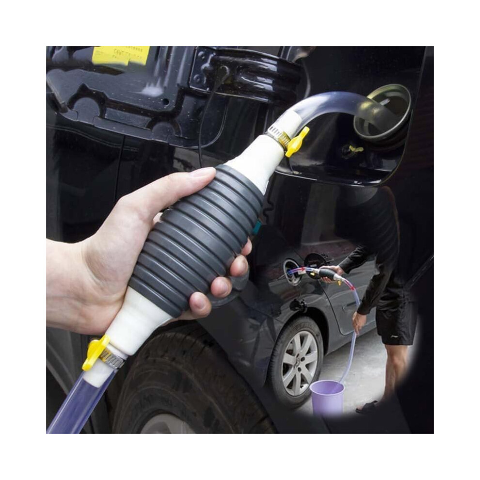 (-, 6.5Ft) 2024 Multifunction Liquid Siphon Pump, Manual Fuel Transfer 5437706804963
