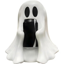 (1PC, -) 2 Suportes de Bebida Fantasma Halloween, Decoração de Lata