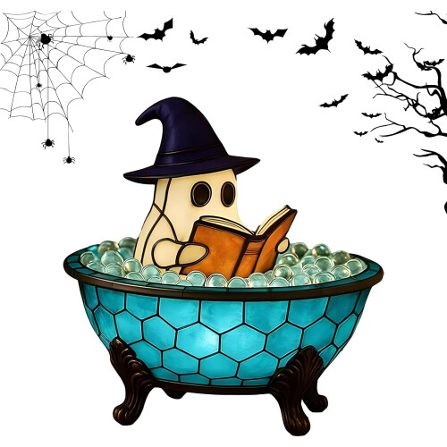 (#01, -) λάμπα μπανιέρας φαντάσματος, LED - Ghost bubble bath lamp