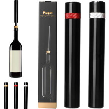 (Red+Silver, 2 pcs) Wine Bottle Opener 2026, Air Pressure Pump Cork Opener, Portable Pocket for Home Restaurant Party