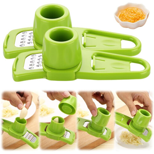 (2 PCS, -) Τρίφτης σκόρδου 2026, πολλαπλών χρήσεων - Garlic grinder