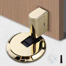 (Gold, -) Verstellbarer magnetischer bohrfreier Türstopper, für Tür unten
