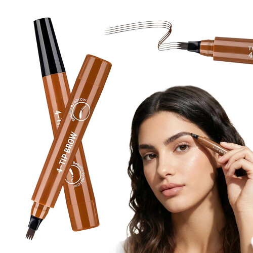 (Dark brown, -) μολύβι φρυδιών microblading 2026 - Microblading eyebrow pencil