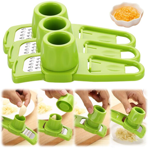 (3 PCS, -) Τρίφτης σκόρδου 2026, πολλαπλών χρήσεων - Garlic grinder