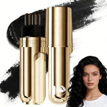 (Black, -) 2-in-1 handige haarverfkam voor grijs – instant haar kleur stift voor dames heren, tijdelijke dekking