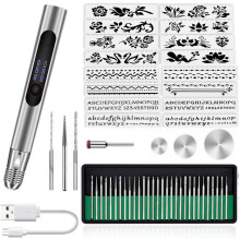 (53 Kits, -) Akumulatorowe inteligentne pióro do grawerowania, do metalu i drewna