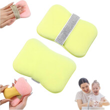 (#04, -) Exfoliërende badspons met zeepvakje – lichaam scrubber voor douche