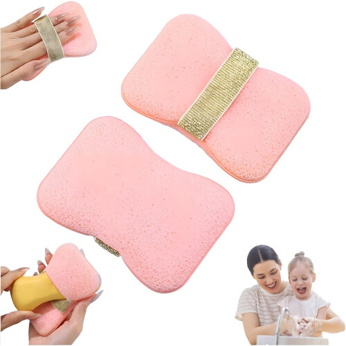 (#01, -) Éponge exfoliante poche savon, corps douche