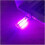 (Purple, -) USB LED osvětlení do auta 1