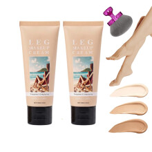 (Ivory, -) 2er Pack Körperabdeckung Perfector 2026, Bein Make-up für gleichmäßigen Hautton, keine Übertragung wasserfest