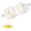 (Blue, -) Almohada contorneada cabeza cuello, transpirable lavable 1