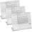 (1pc, -) Calendrier perpétuel mini créatif, alliage aluminium 1