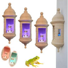 (3PCS, -) Lampada muro Coqui portoricano stampata 3D, decorazione casa