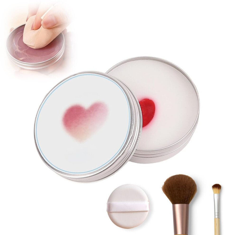Oimg (100 G, -) Makeup Brush Cleaner Soap With Silicone Pad 2026, Cleaning Mat For Brushes Sponges Blenders