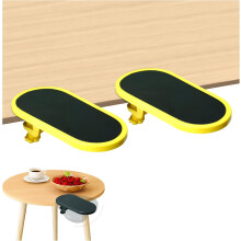 (Yellow-2pcs, -) 180 kääntyvä tietokonepöydän käsinojan jatke, ergonominen kyynärpää tuki
