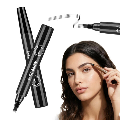 (Black, -) μολύβι φρυδιών microblading 2026 - Microblading eyebrow pencil