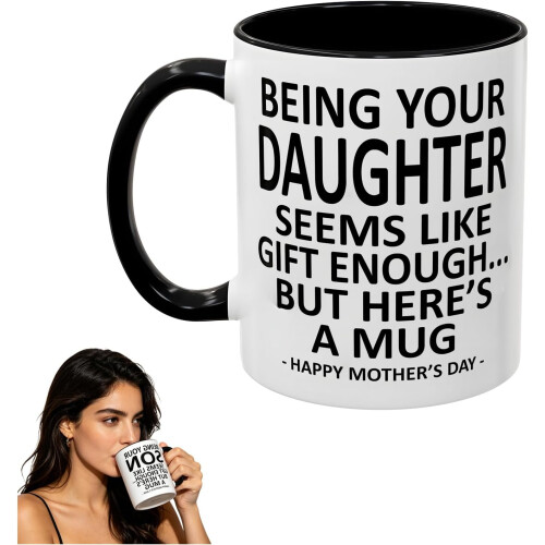 (#29-11oz, -) Caneca Engraçada "Ser Genro já é Presente"