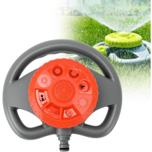 (B, -) 360 roterende watersproeier – 8-patroon verstelbare tuinsproeier voor gazon grote tuin dekking