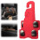 (Red-2 Pack, -) γάντζοι κεφαλής αυτοκινήτου 360, βαρέως τύπου - Car back seat headrest hooks 1