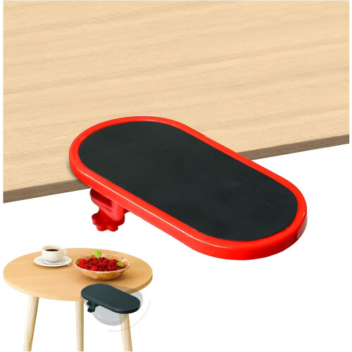(Red, -) Estendi bracciolo computer rotante 180, supporto gomito ergonomico