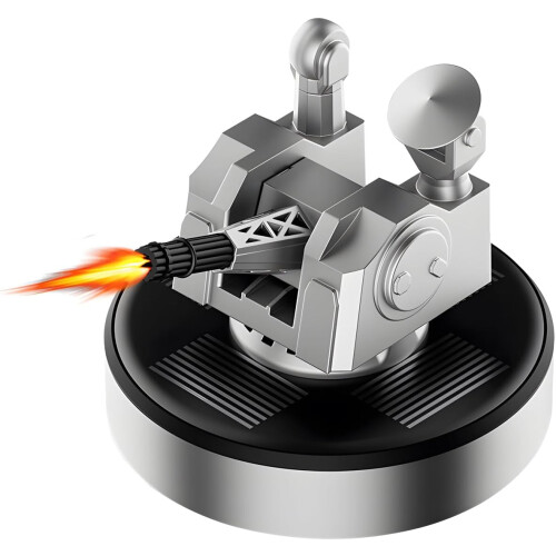 (Lemon, -) 1130 zonne-energie auto luchtverfrisser – dashboard roterende diffuser