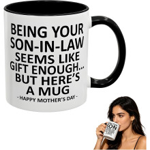 (#B-11oz, -) Caneca Engraçada "Ser Genro já é Presente"