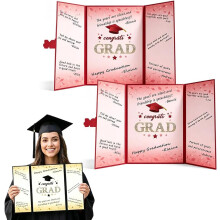 (Red, -) 2-pack class of 2026 gastenboek voor diplomafeest – zwart & goud herinneringsboek voor vrienden