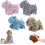 (4pcs, -) Serviettes chiot chenille douces, boules 1