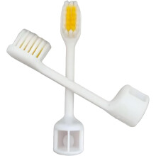 (2pcs Toothbrush Heads, -) Kit brosse dent pliable voyage, souple étui