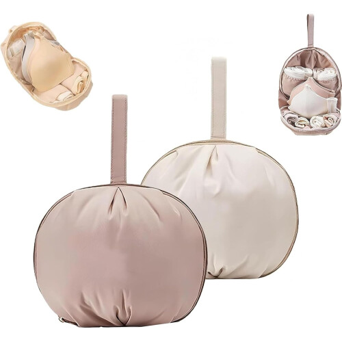 (2PCS, -) Σετ θήκες εσωρούχων, πολλαπλά διαμερίσματα, προστασία σουτιέν