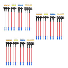 (36 PCS, -) 4 tipos fusibles, add-a-circuit 12V para coches camiones barcos