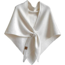 (White, -) Women's Solid Color Pashmina Shawl Wrap, Cashmere Feel Scarf