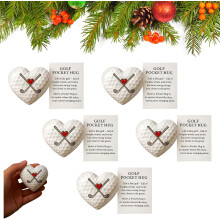 (5 PCS, -) Abbraccio tascabile a tema sportivo, baseball basket cuore