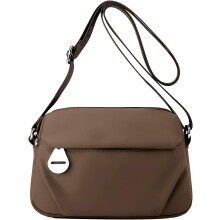 (Brown, -) Lichtgewicht minimalistische schoudertas voor dames – trendy underarm tas