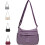 (#E, -) Χρωματιστή τσάντα crossbody, πολλές θήκες, καθημερινή 1