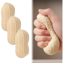 (3 Pcs, -) Cacahuete blandito, crujiente sensorial lento retorno estrés oficina hogar