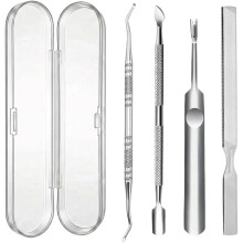 (4 Pcs, -) Kit retrait ongle incarné, outil nettoyage sous ongle, pédicure pro