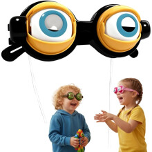 (Yellow, color_name) Morsom props briller 2026 – Blunkende øye briller – Multi funksjon