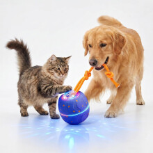 (Blue, -) Brinquedo Interativo Bola Autopropelida para Cães 2026, USB