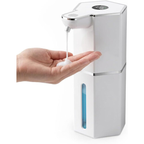 (White, Drip type) Dispenser sapone automatico, touchless impermeabile IPX7 per bagno