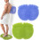 (Multicolor-d, -) Tapete Esfoliante para Pés e Costas, Silicone com Ventosas 1